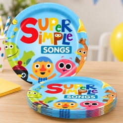 Super Simple Songs Dinner Plates - 10 PK